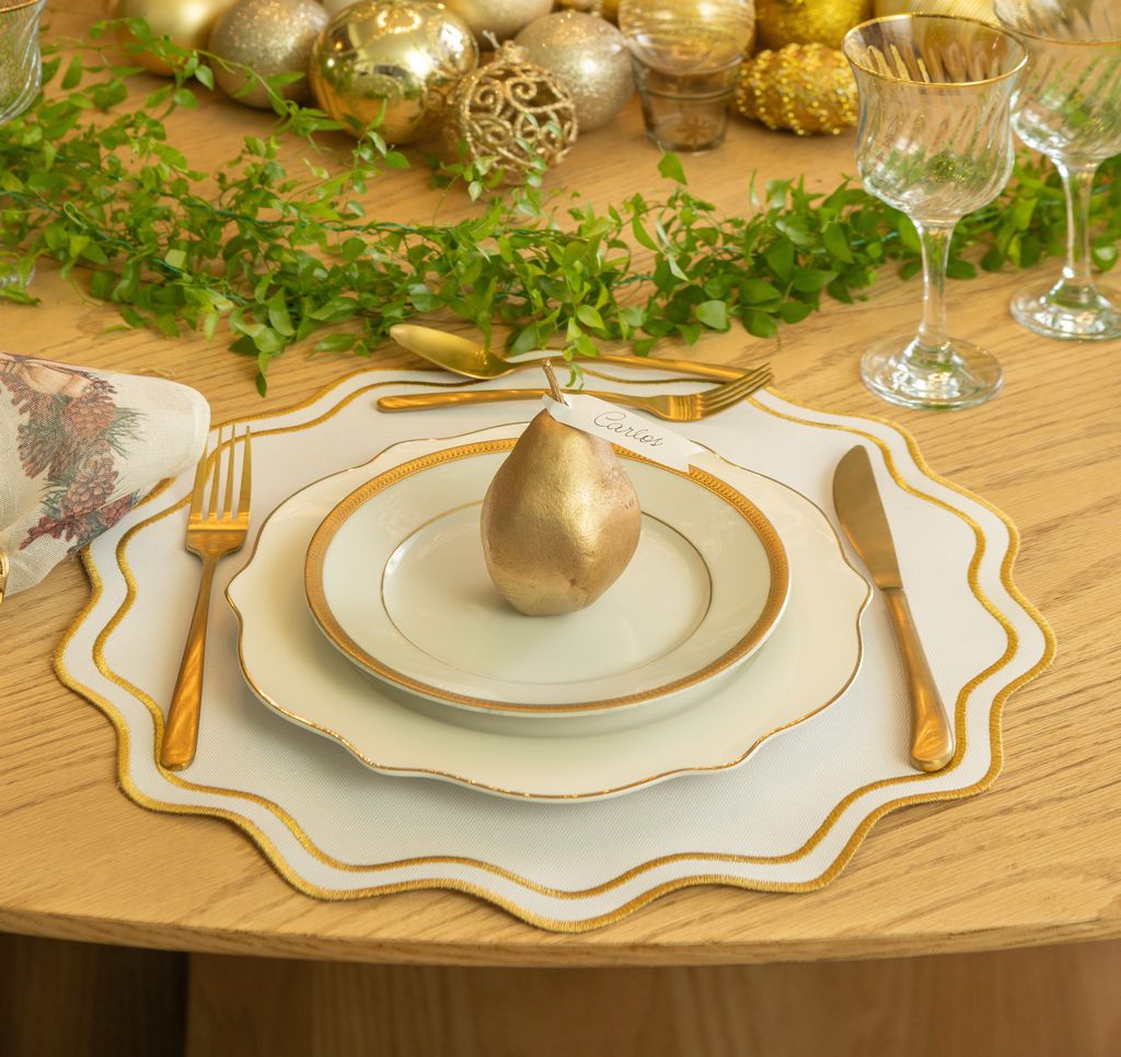 Decortextil mesa posta de Natal