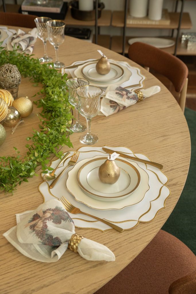 Decortextil mesa posta de Natal