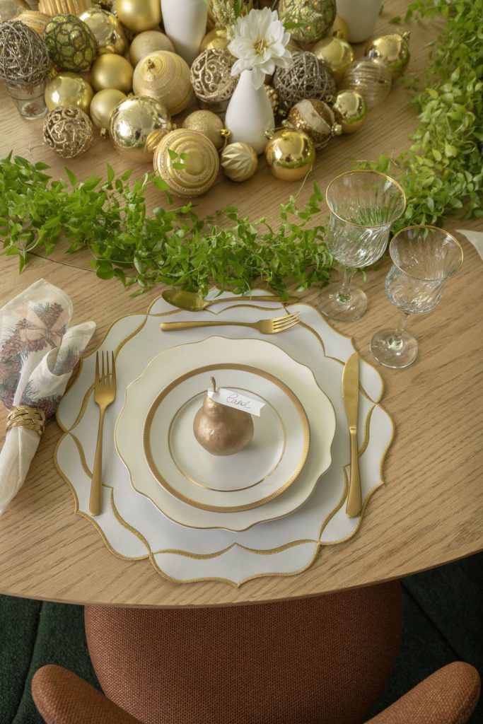 Decortextil mesa posta de Natal