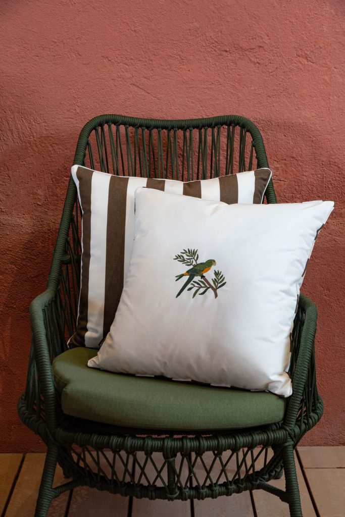 Almofadas para área externa